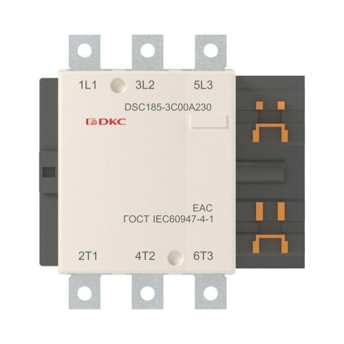 Контактор магнитный DSC185-3C00A230 185А 90кВт (AC3) 220В AC DKC DSC185-3C00A230 фото 2