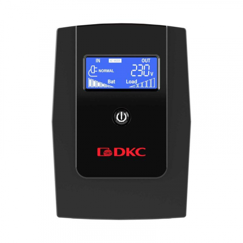 Источник бесперебойного питания ИБП Info LCD 800В.А IEC C13 (3) USB + RJ45 DKC INFOLCD800I фото 2