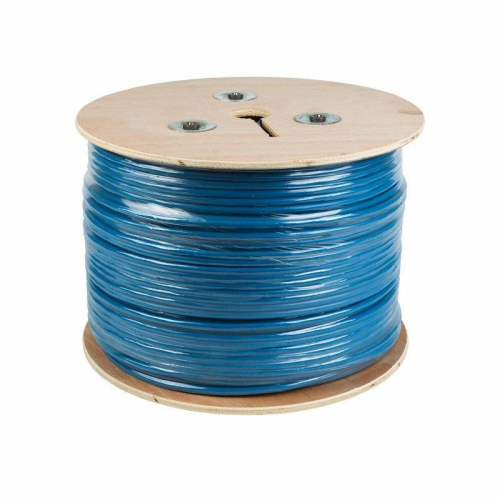 Кабель витая пара F/UTP кат.6 4х2х23AWG solid CU PVC син. (м) Rexant 01-0147 фото 4