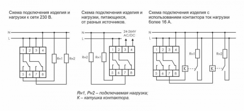 Реле времени астрономическое PCZ-527 2х16А 24-264В AC/DC 2 переключ. контакта IP20 2 канала монтаж на DIN-рейке F&F EA02.002.006 фото 2