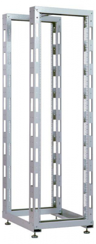 Стойка двухрамная СТК-42.2 42U 620х800мм направл. закл. гайки 350кг сер. ЦМО 892691