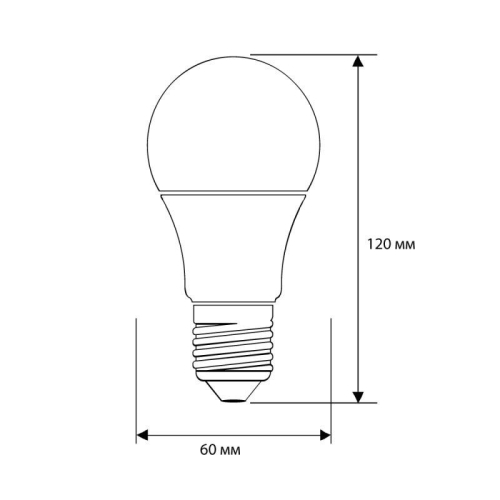 Лампа светодиодная LED15-A65/830/E27 15Вт грушевидная 3000К тепл. бел. E27 1280лм 170-265В Camelion 12196 / 12185 фото 2