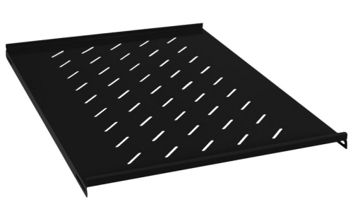 Полка SH-J018-FC-1000-BK 19дюйм Г=700мм перфорир. для напольных шкафов Г=1000мм черн. RAL 9004 Cabeus 8624c фото 2
