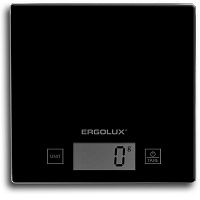 Весы кухонные ELX-SK01-С02 до 5кг 150х150мм черн. Ergolux 13598