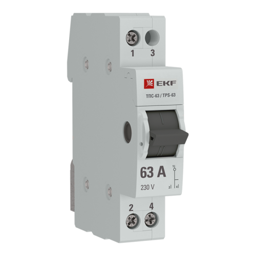 Переключатель трехпозиционный 1п 63А ТПС-63 PROxima EKF TPS163 фото 3