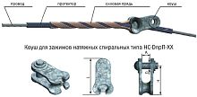 Зажим натяжной спиральный НС-15.2/15.4-04-АС-ТРИАС (с коушем К-120) ЭССП ЦБ-00007934