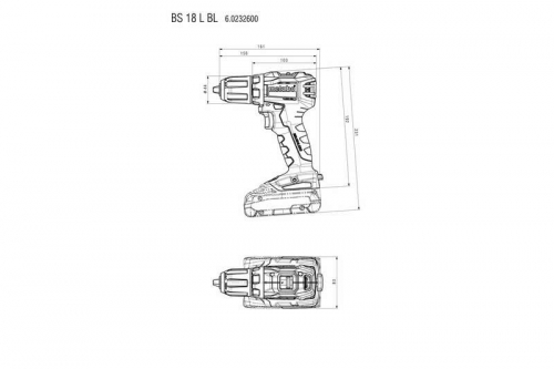 Дрель-шуруповерт аккумуляторная BS 18 L BL 2х2.0 LiIon кейс Metabo 602326500 фото 2