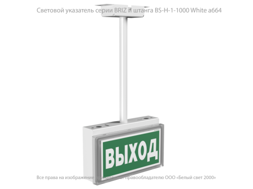 Указатель световой BS-BRIZ-10-S1-24 централиз. электропитания Белый свет a15837 фото 11