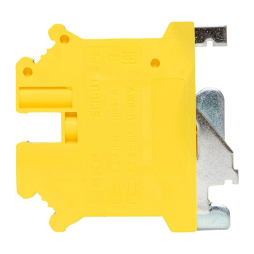 Колодка клеммная винтовая 4 UT земля EKF scr-ut-4-pe фото 7